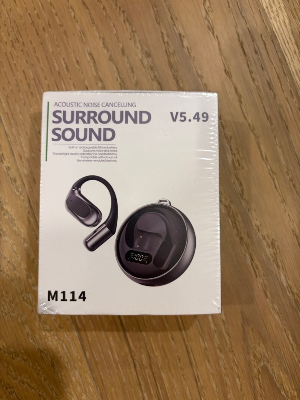 Surround Sound V5.49 M114 Wireless Noise Cancelling Headphones